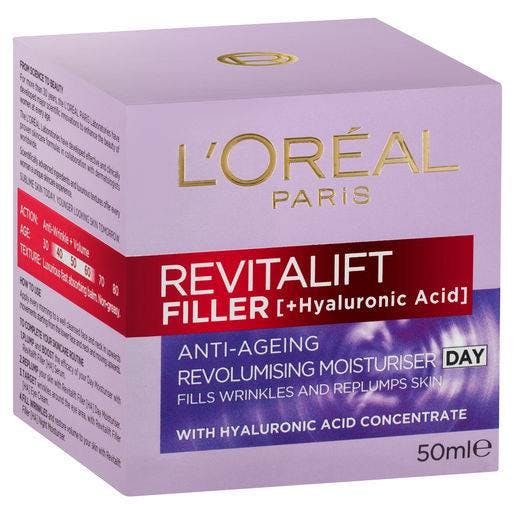 L’Oreal Paris Revitalift Filler Hyaluronic Acid Revolumising Day Cream 50ml