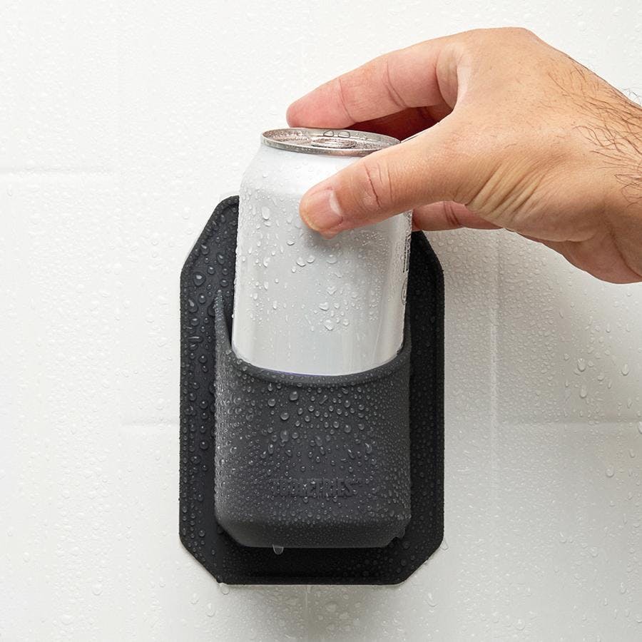 Tooletries Shower Beer Holder - Charcoal