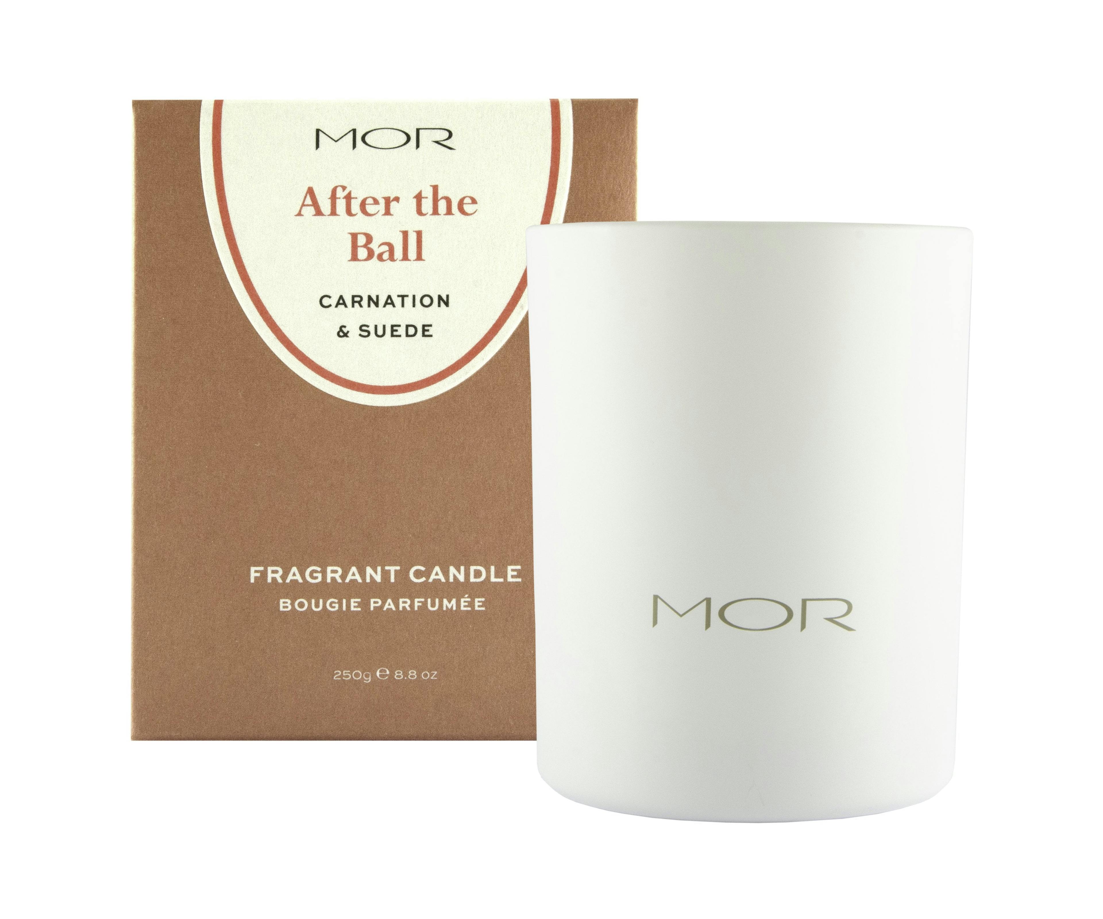 MOR Scented Home Library After The Ball, Carnation & Suede Fragrant Candle