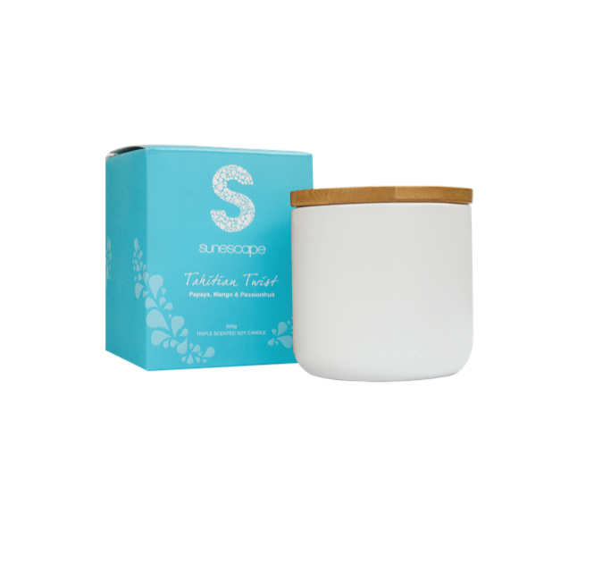 Sunescape Triple Scented Soy Candle - Tahitian Twist