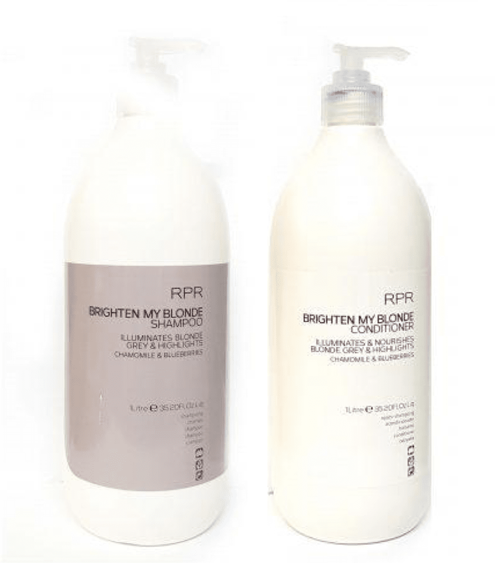 RPR Brighten My Blonde Shampoo and Conditioner 1000ml Duo Bundle