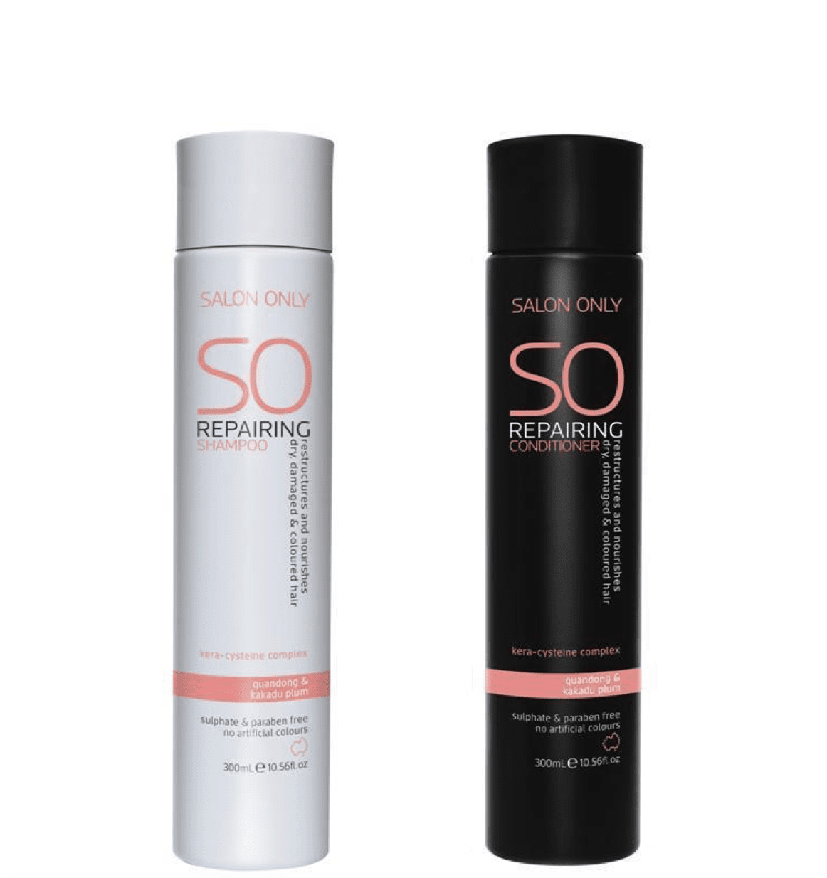 Salon Only Repairing Shampoo and Conditioner 300ml Bundle