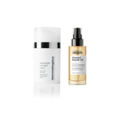 L'Oreal Professional Absolut Repair Oil and Dermalogica Powerbright Overnight Cream Travel Size Duo