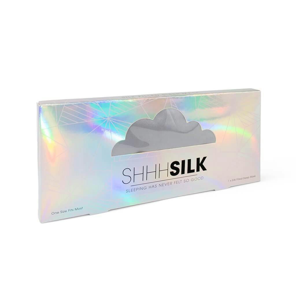 Shhh Silk Grey Silk Sleep Mask