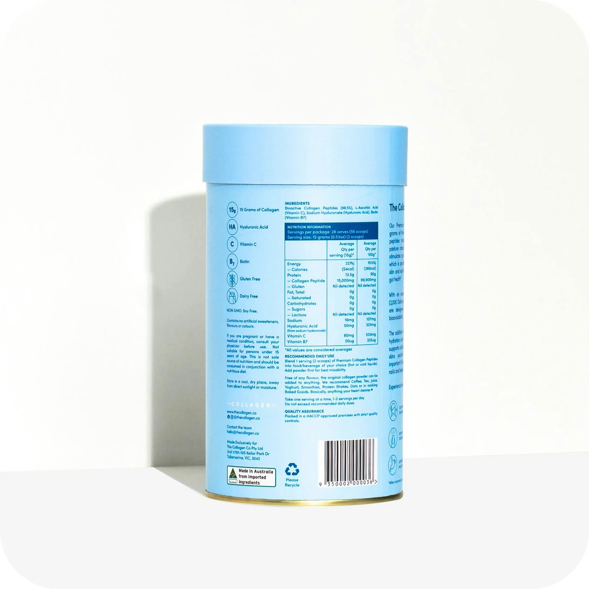 The Collagen Co. Premium Collagen Peptides Loose Powder - Unflavoured 420g