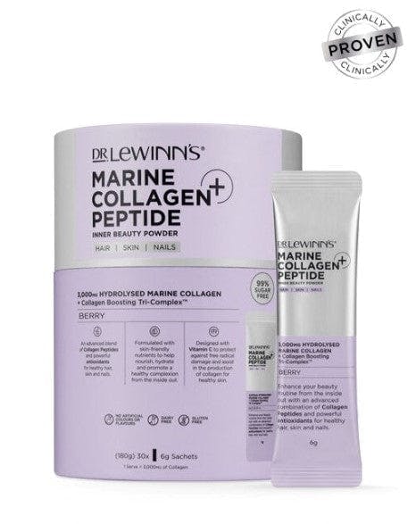 Dr. LeWinn's Marine Collagen Peptide+ Inner Beauty Powder Berry - 30 x 60g