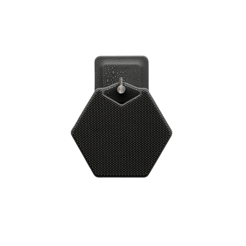 Tooletries Body Scrubber & Hook - Charcoal