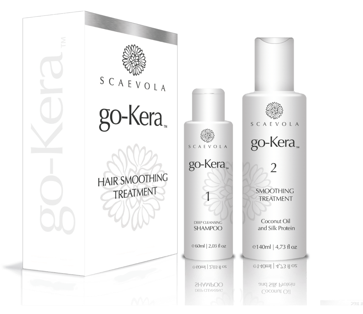 Scaevola go-Kera DIY Keratin Hair Smoothing Treatment Kit