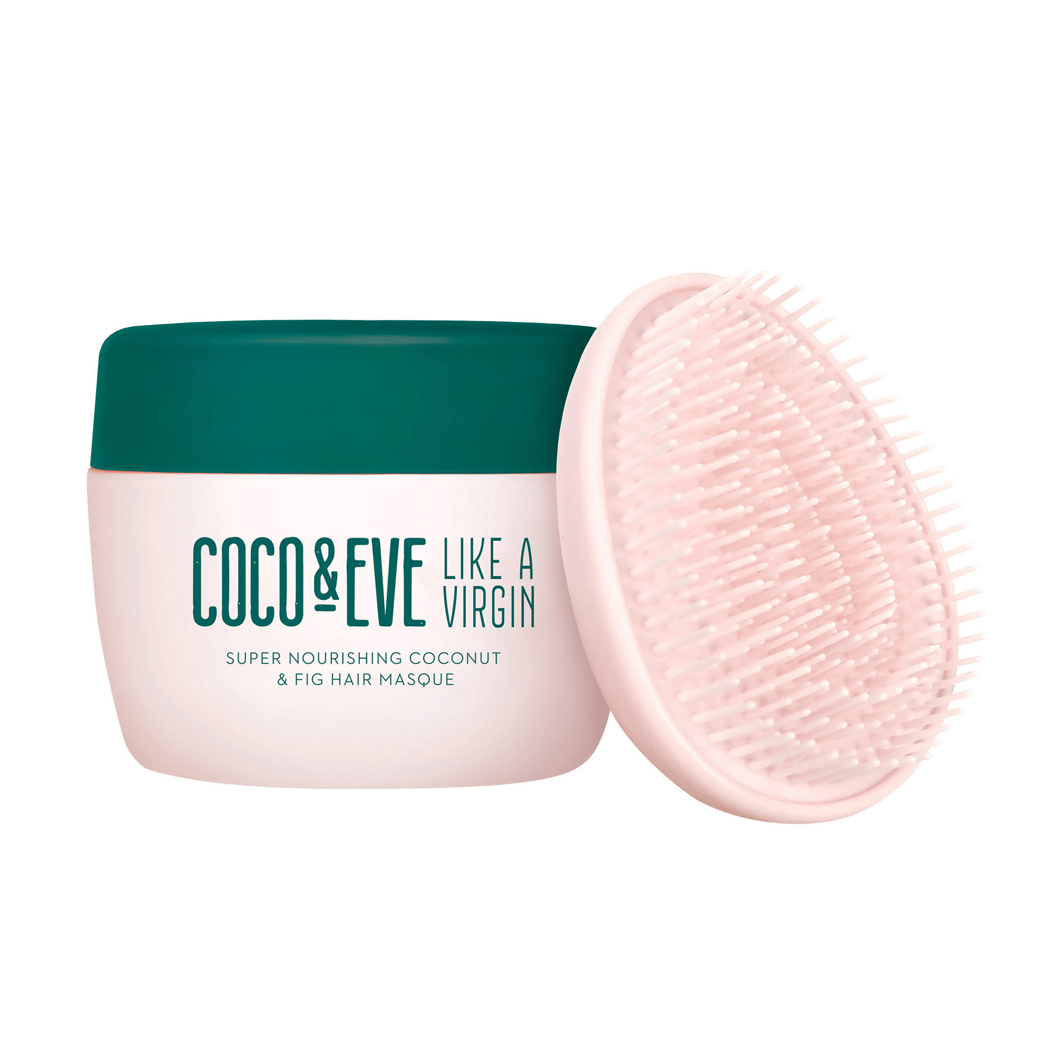 Coco & Eve Like A Virgin Super Nourishing Coconut & Fig Hair Masque 212ml with Tangle Tamer