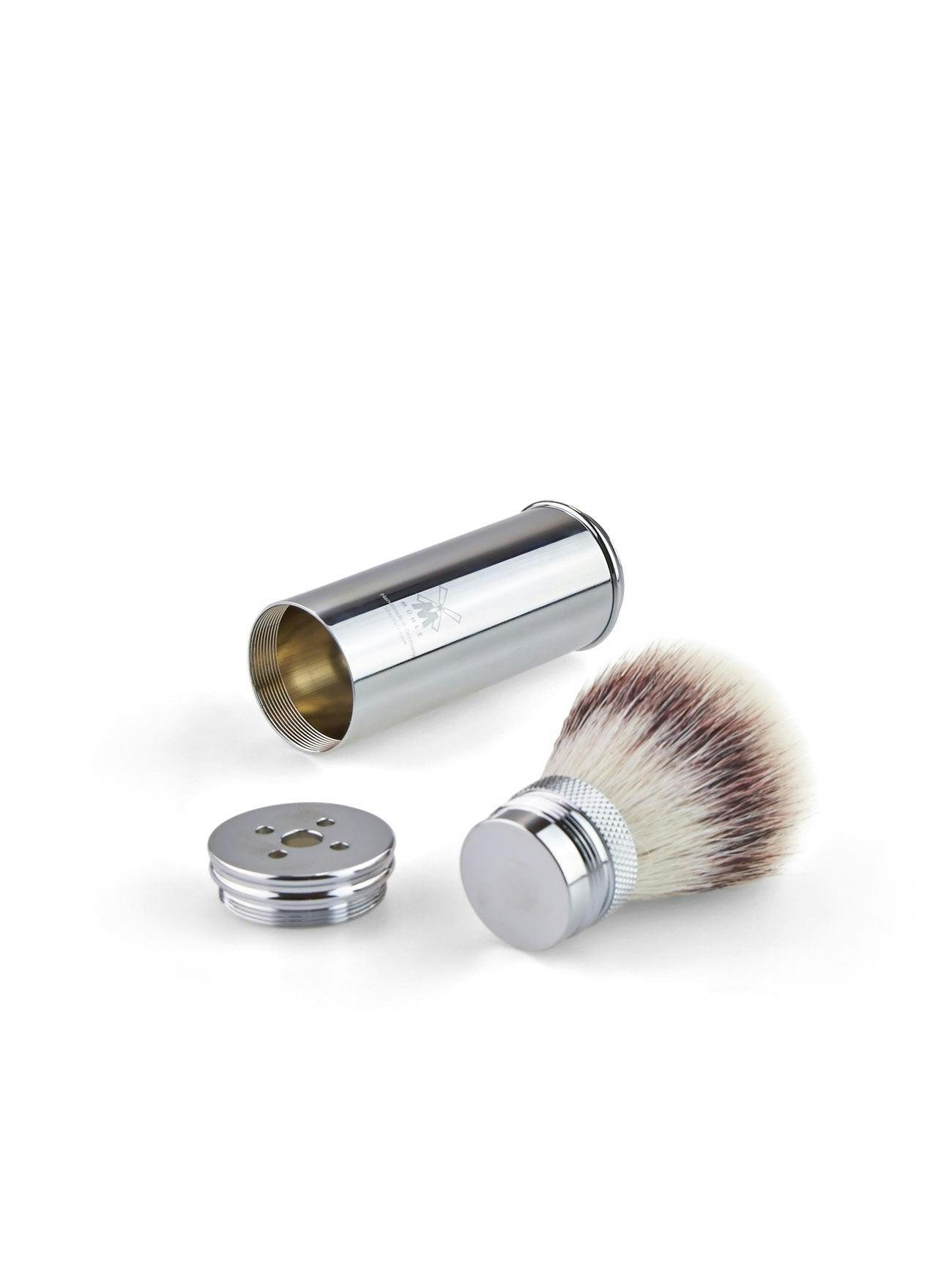 Muhle Travel M20 Silvertip Fibre® Shaving Brush – Metal