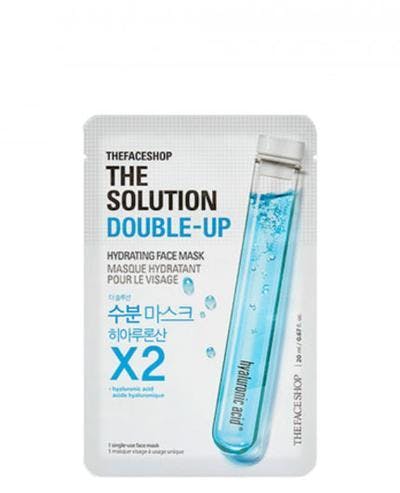 The Face Shop The Solution Double-Up Hydrating Hyaluronic Face Mask