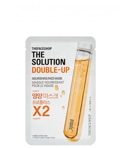 The Face Shop The Solution Double-Up Nourishing Propolis Face Mask