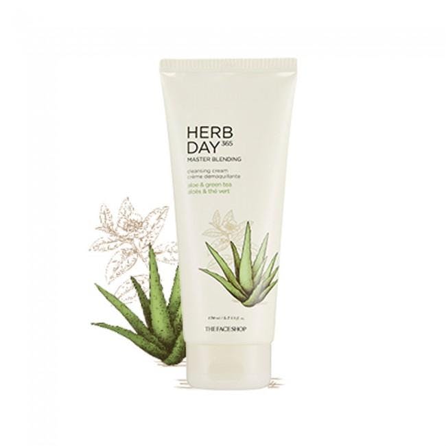 The Face Shop Herb Day 365 Master Blending Cleansing Cream - Aloe & Green Tea 170ml
