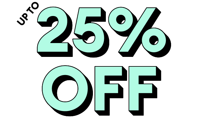 Up To 25% Off