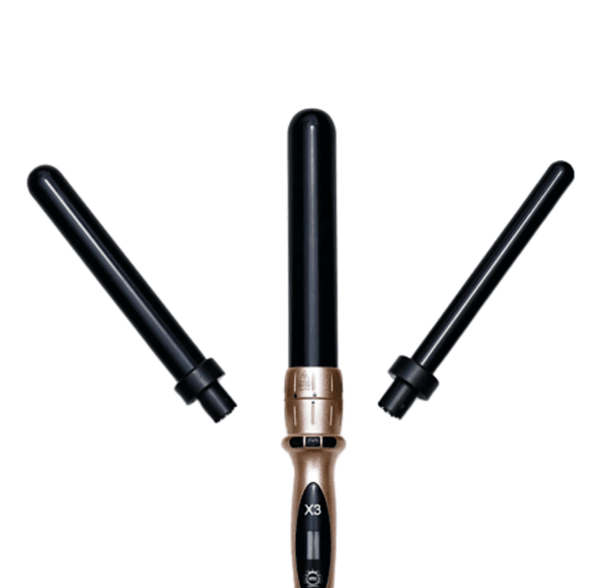 H2D Rose Gold X3 Professional Curling Wand OZ Hair Beauty